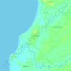 Calay-ab topographic map, elevation, terrain