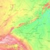 Būndi topographic map, elevation, terrain