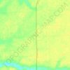 Moccasin topographic map, elevation, terrain