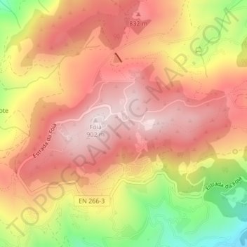 Foia topographic map, elevation, terrain