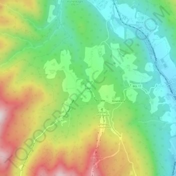 Loipl topographic map, elevation, terrain