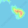 Debangan topographic map, elevation, terrain