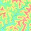 Newberne topographic map, elevation, terrain