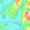 Les Rochiers topographic map, elevation, terrain