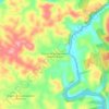 Projeto de Assentamento Cleomar Brandi topographic map, elevation, terrain