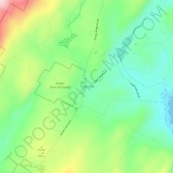 Tinkerville topographic map, elevation, terrain