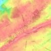 Ohey topographic map, elevation, terrain