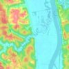 Southside topographic map, elevation, terrain