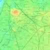 Civil Lines topographic map, elevation, terrain