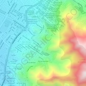 82B topographic map, elevation, terrain