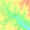 Berryton topographic map, elevation, terrain