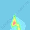 Capul Lighthouse topographic map, elevation, terrain