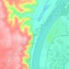 Bridgeport topographic map, elevation, terrain