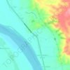 Dadda topographic map, elevation, terrain