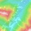 Tasman Mountains topographic map, elevation, terrain