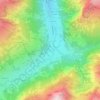 Elm topographic map, elevation, terrain