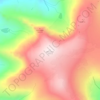 Blåskavlen topographic map, elevation, terrain