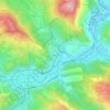 Garnaud topographic map, elevation, terrain