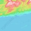 Molde topographic map, elevation, terrain