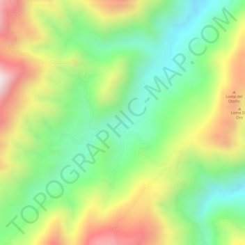 AIPECITO topographic map, elevation, terrain