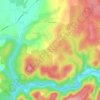 Le Mas de la Cabane topographic map, elevation, terrain