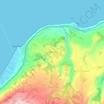 Madama topographic map, elevation, terrain