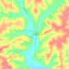 Thornfield topographic map, elevation, terrain