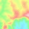 Tarimú Massif topographic map, elevation, terrain