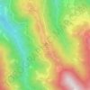 Boz topographic map, elevation, terrain