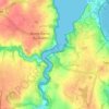 Le Guildo topographic map, elevation, terrain
