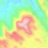 Jabal as Sudah topographic map, elevation, terrain