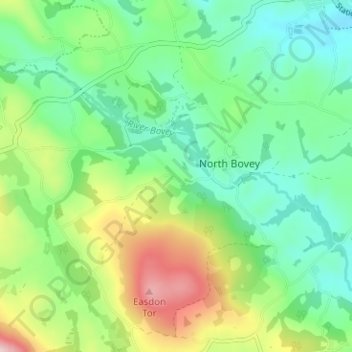 Olde Yard topographic map, elevation, terrain