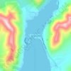 King Cove topographic map, elevation, terrain