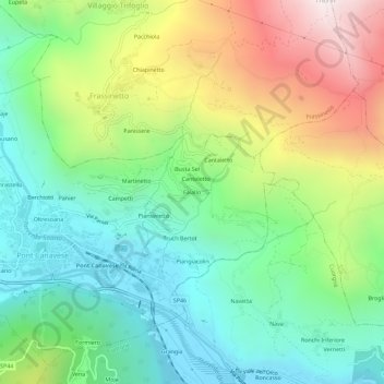 Faiallo topographic map, elevation, terrain