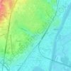 Moulin Picoli topographic map, elevation, terrain