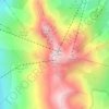 Saulire topographic map, elevation, terrain