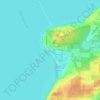La Pointe topographic map, elevation, terrain