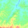 San Salvador topographic map, elevation, terrain