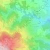 Le Vorzet topographic map, elevation, terrain