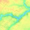 Saint-Grégoire topographic map, elevation, terrain