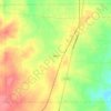 Hillard topographic map, elevation, terrain