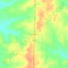 Shawnee Mound topographic map, elevation, terrain