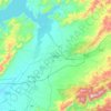 Haripur topographic map, elevation, terrain