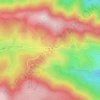Col de la Croix de Bauzon topographic map, elevation, terrain
