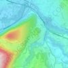 Le Mont Gosse topographic map, elevation, terrain