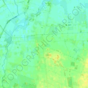 Halenhorst topographic map, elevation, terrain