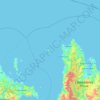 Palumbanes Islands topographic map, elevation, terrain