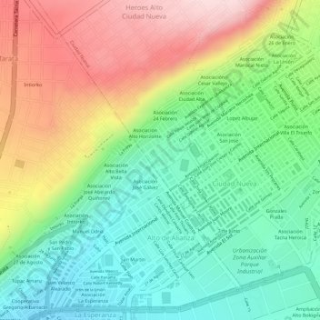 110 topographic map, elevation, terrain
