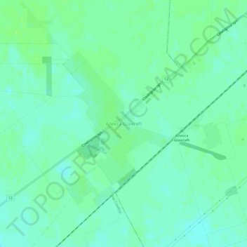 Aleksa Santic topographic map, elevation, terrain
