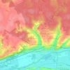 Les Epinettes topographic map, elevation, terrain